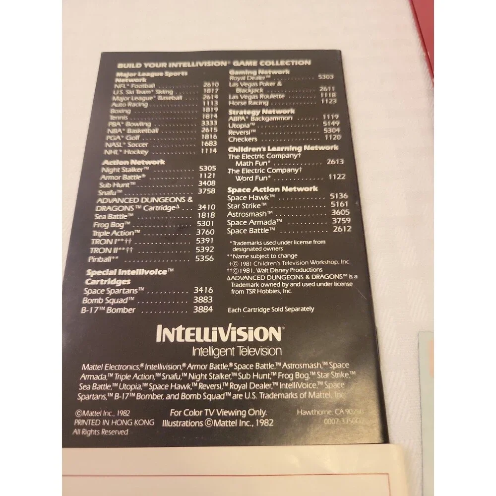 Star Strike Sears Tele Games  Intellivision CIB Complete w Overlays Damaged Box